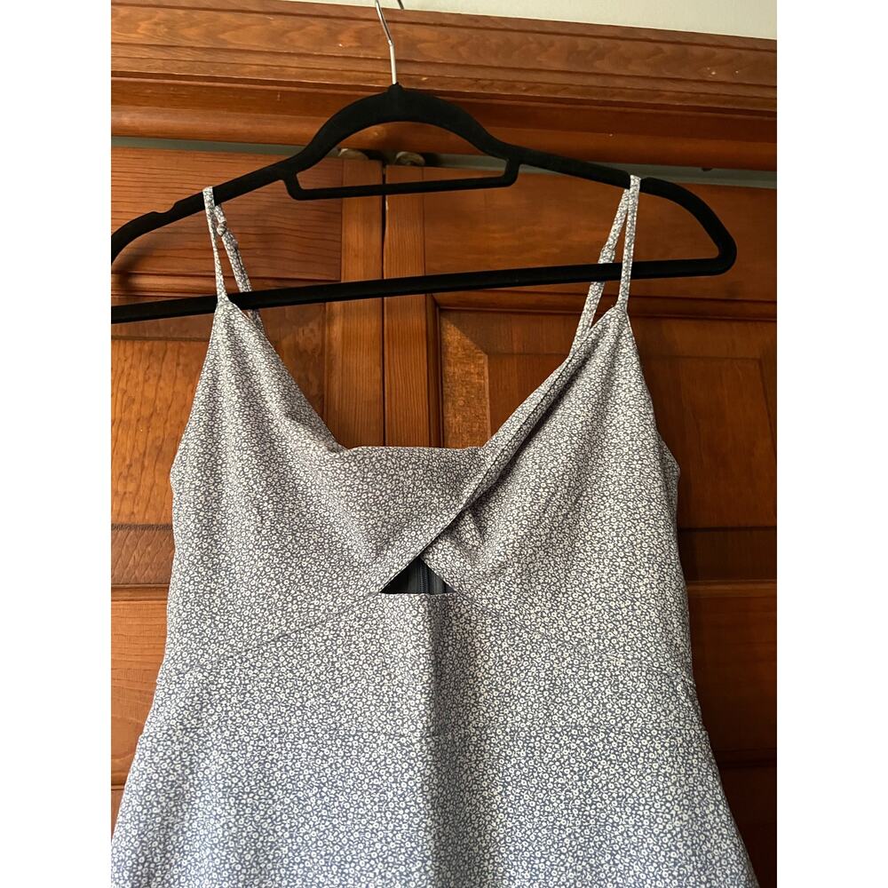 Abercrombie & Fitch Women's Twist Front Cutout Ditsy Floral Mini Dress Size ST - Picture 4 of 11
